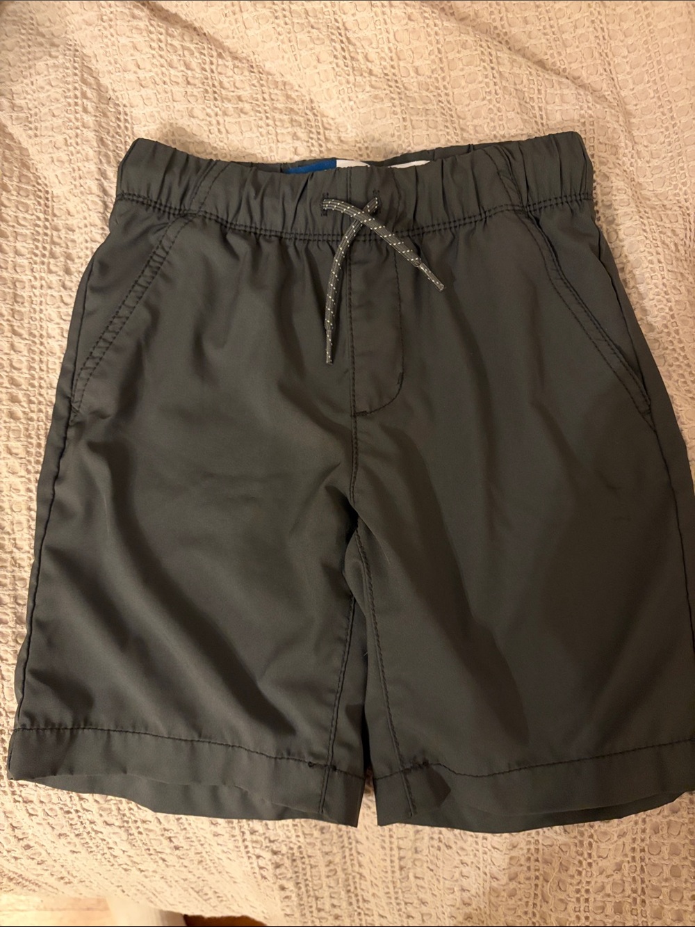 Old Navy Boy’s Charcoal Athletic Drawstring Shorts Size 8